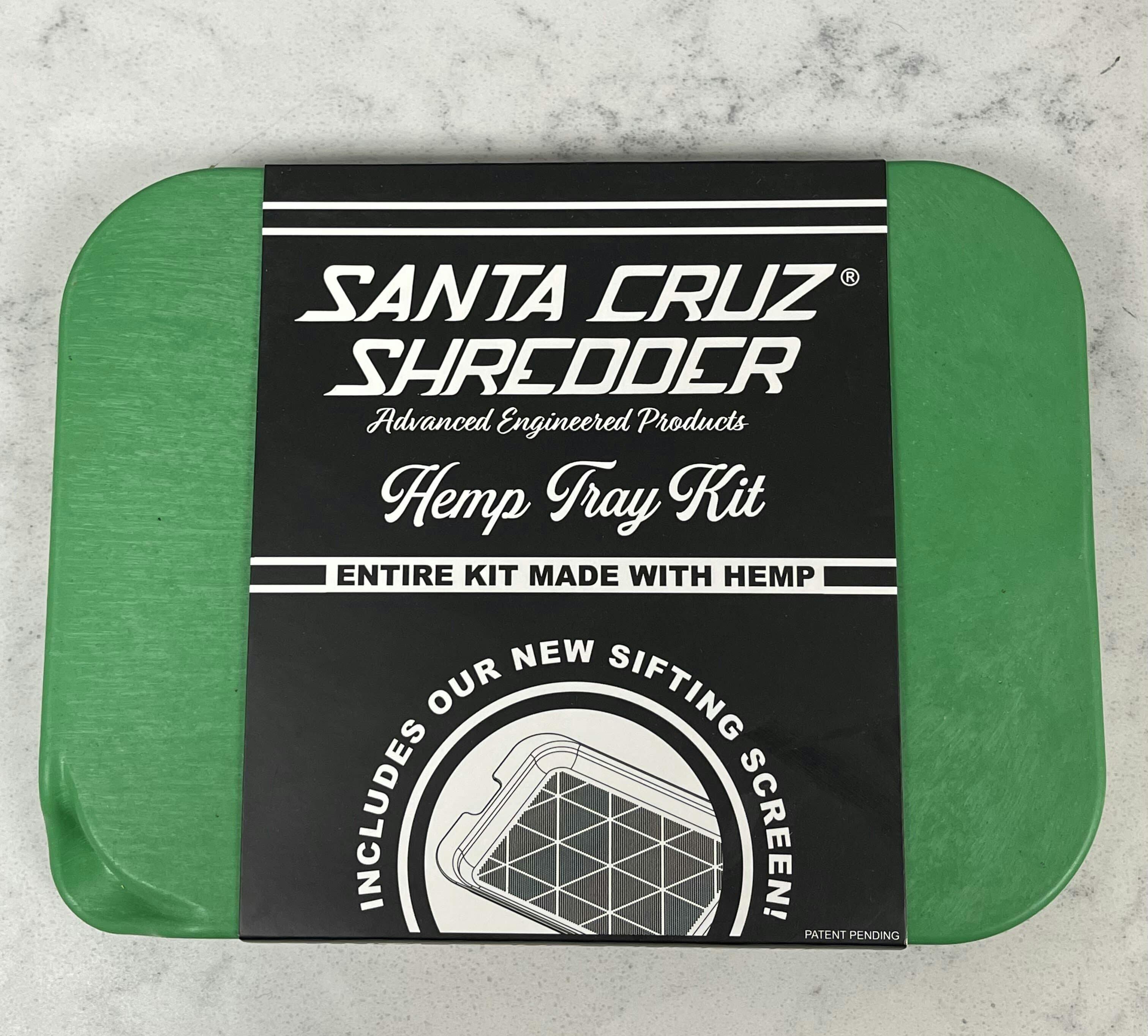 Santa Cruz Shredder Hemp Kief Tray Kit - Green