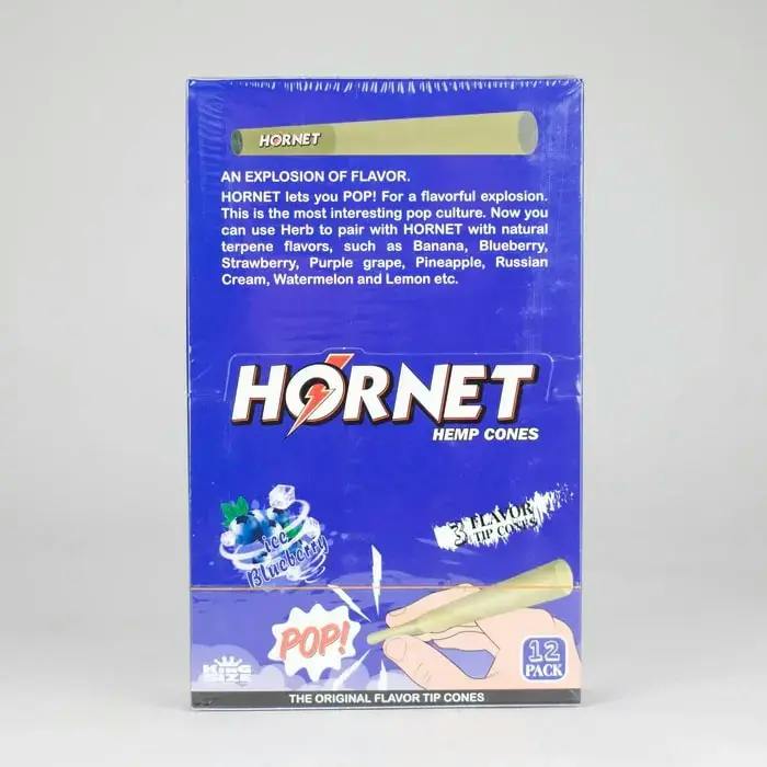 Hornet - King Size 110mm Flavour Burst Beads Tip Cones - Ice Blueberry