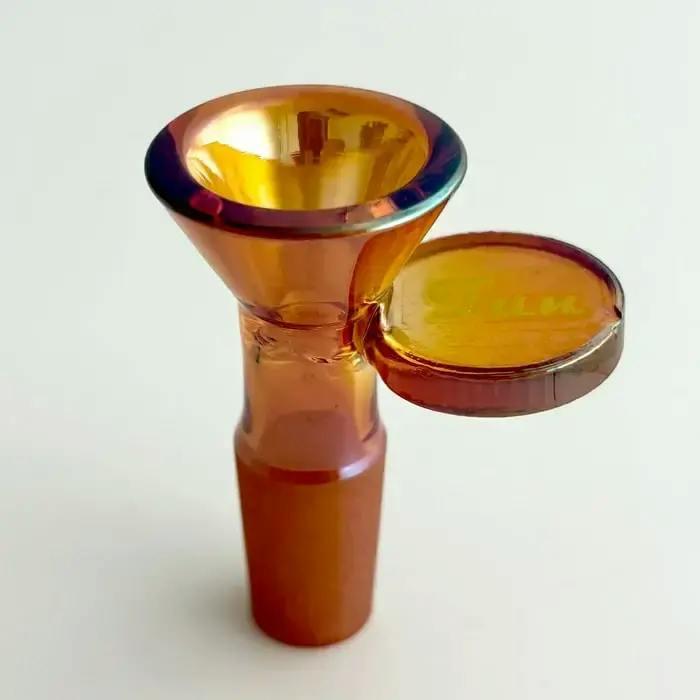 Fortune Electroplated 14mm Joint Glass Amber
