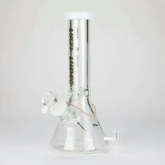 Tech Tubes 12" 9mm Beaker Glass Bong - White