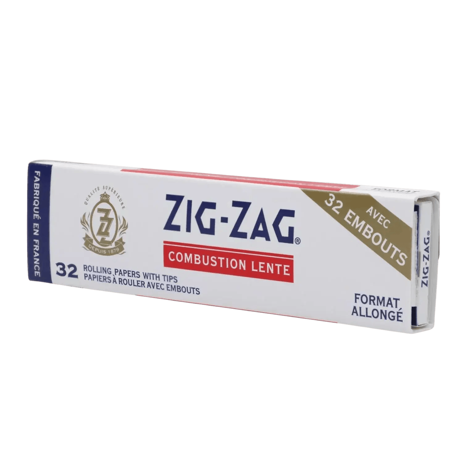 Zig Zag White King Size with Tips - Slow Burning