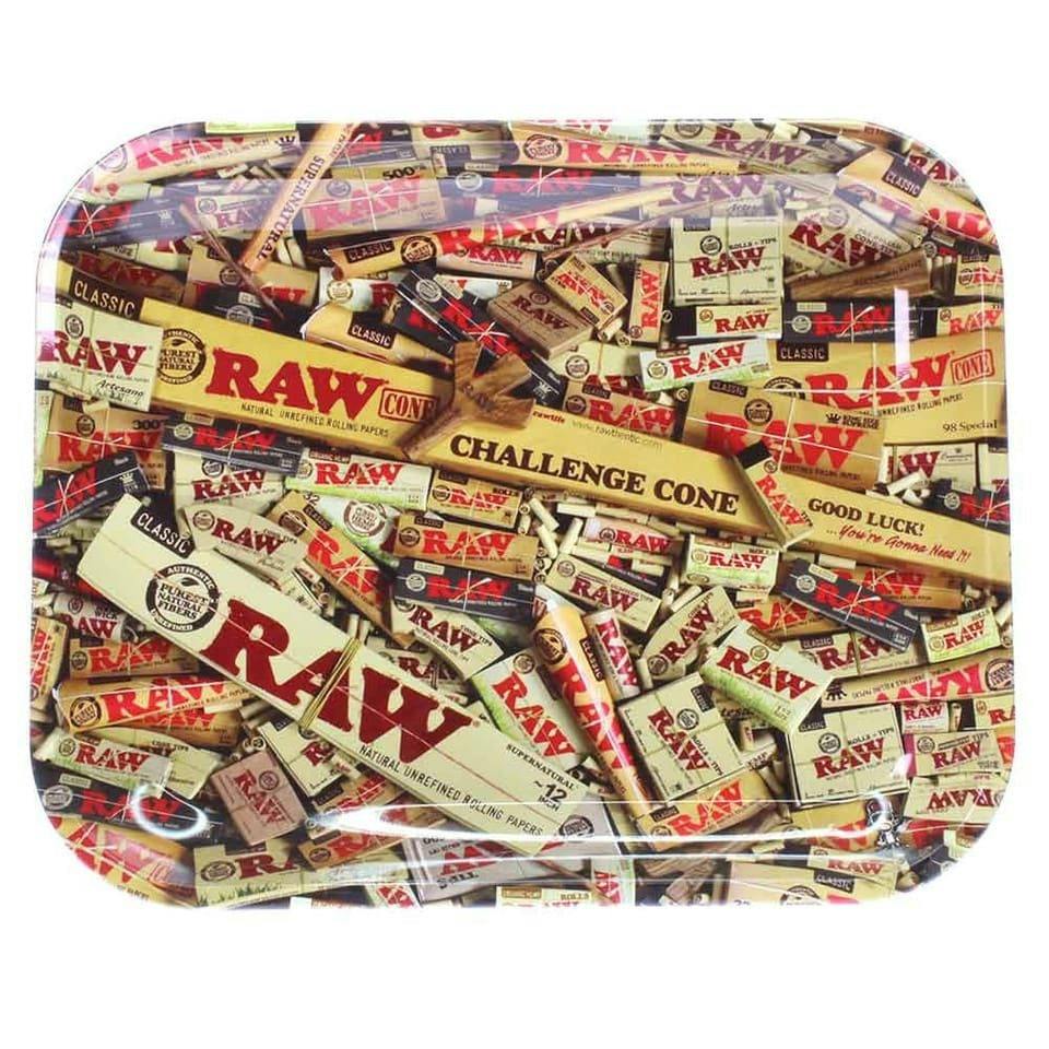 Raw Rolling Tray Mix Tin Large