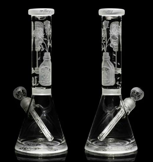 Milkyway Potion Rose Beaker Bong 14" 9mm