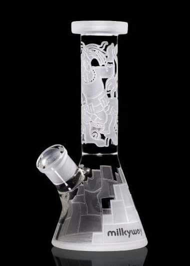 Milkyway Maya Fort 7.5" 4mm Clear Mini Beaker Bong