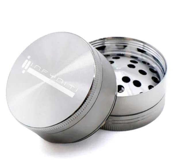 Infyniti Zinc Grinder 50mm 4 Part Black Nickel