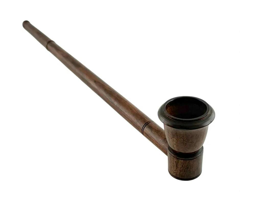 12" Wooden Pipe Classic Long