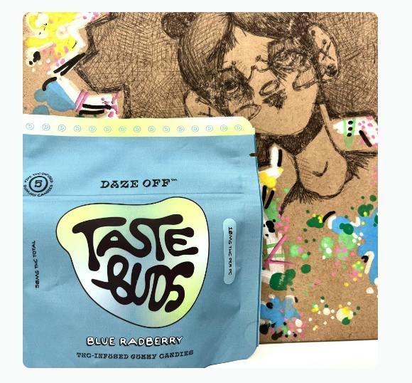 TASTE BUDS - BLUE RADBERRY GUMMIES 5PK