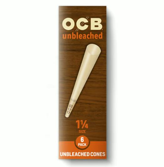 UNBLEACHED CONE 1 1/4 6PK
