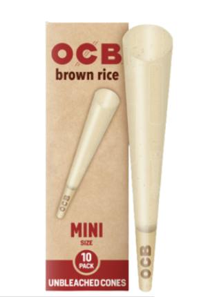 BROWN RICE CONE MINI 10PK