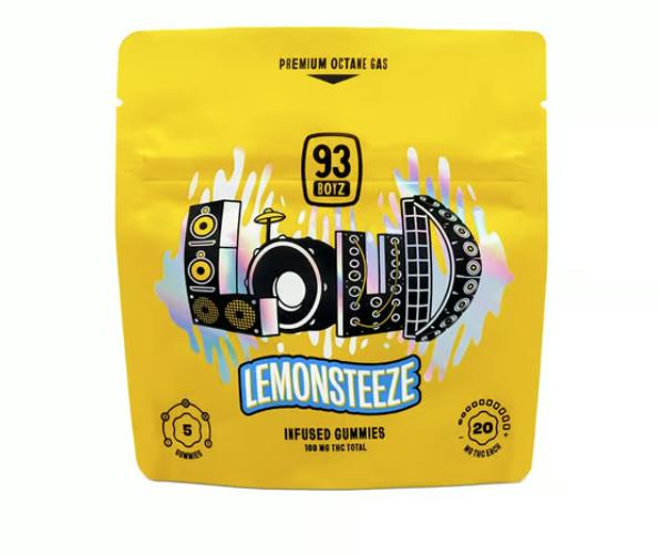 LOUD LEMONSTEEZE GUMMIES 5PK
