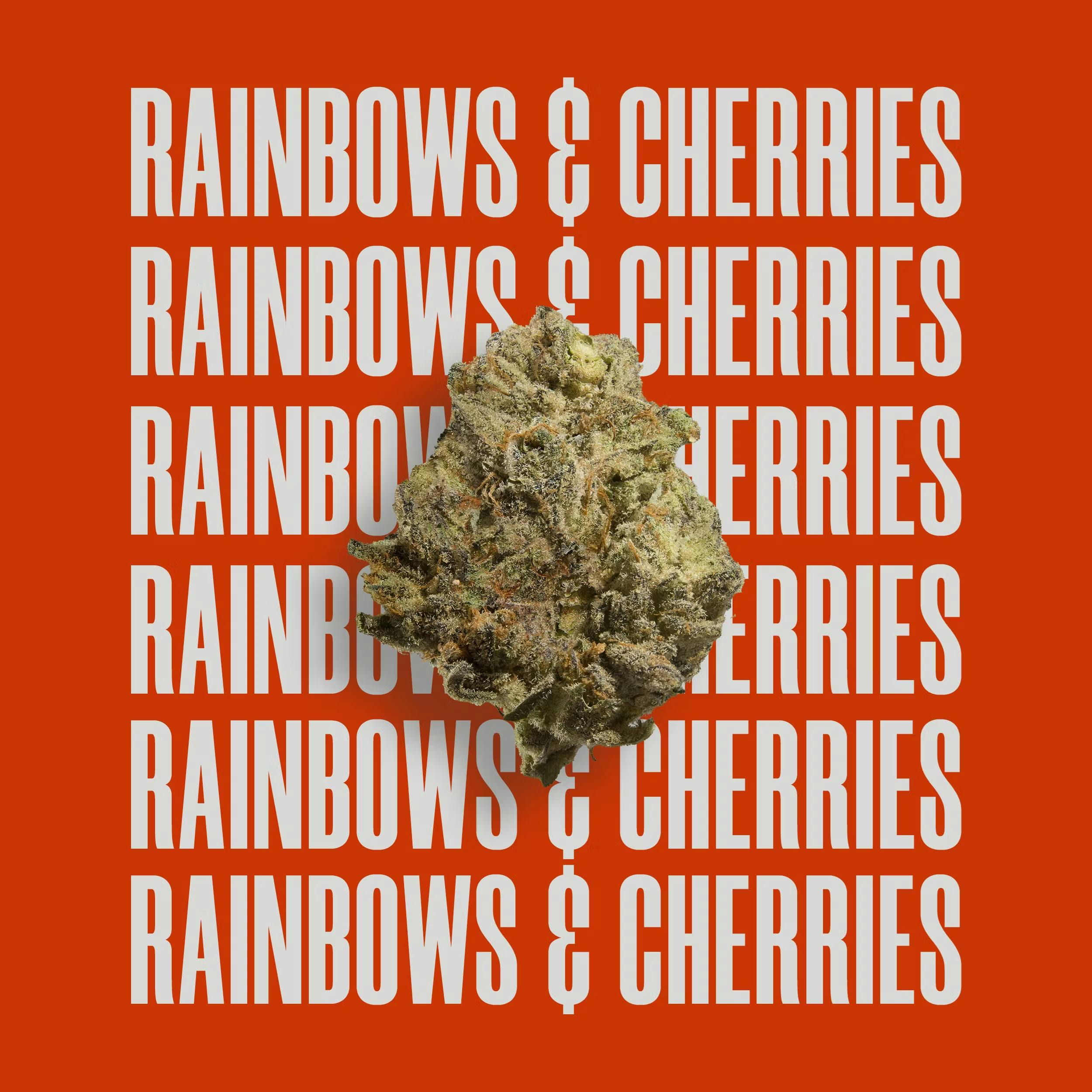 RAINBOWS AND CHERRIES FLOWER