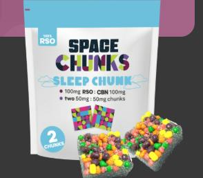 SPACE CHUNK 1:1 [50MG] [THC:CBN] RSO GUMMY 1PK