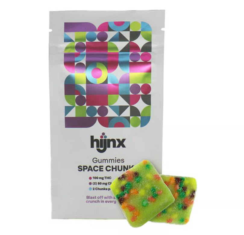 SPACE CHUNKS 2 CBN:THC 1:1 GUMMY