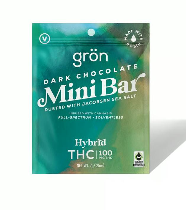 THC DARK CHOCOLATE [100MG] MINI BARS 10PK