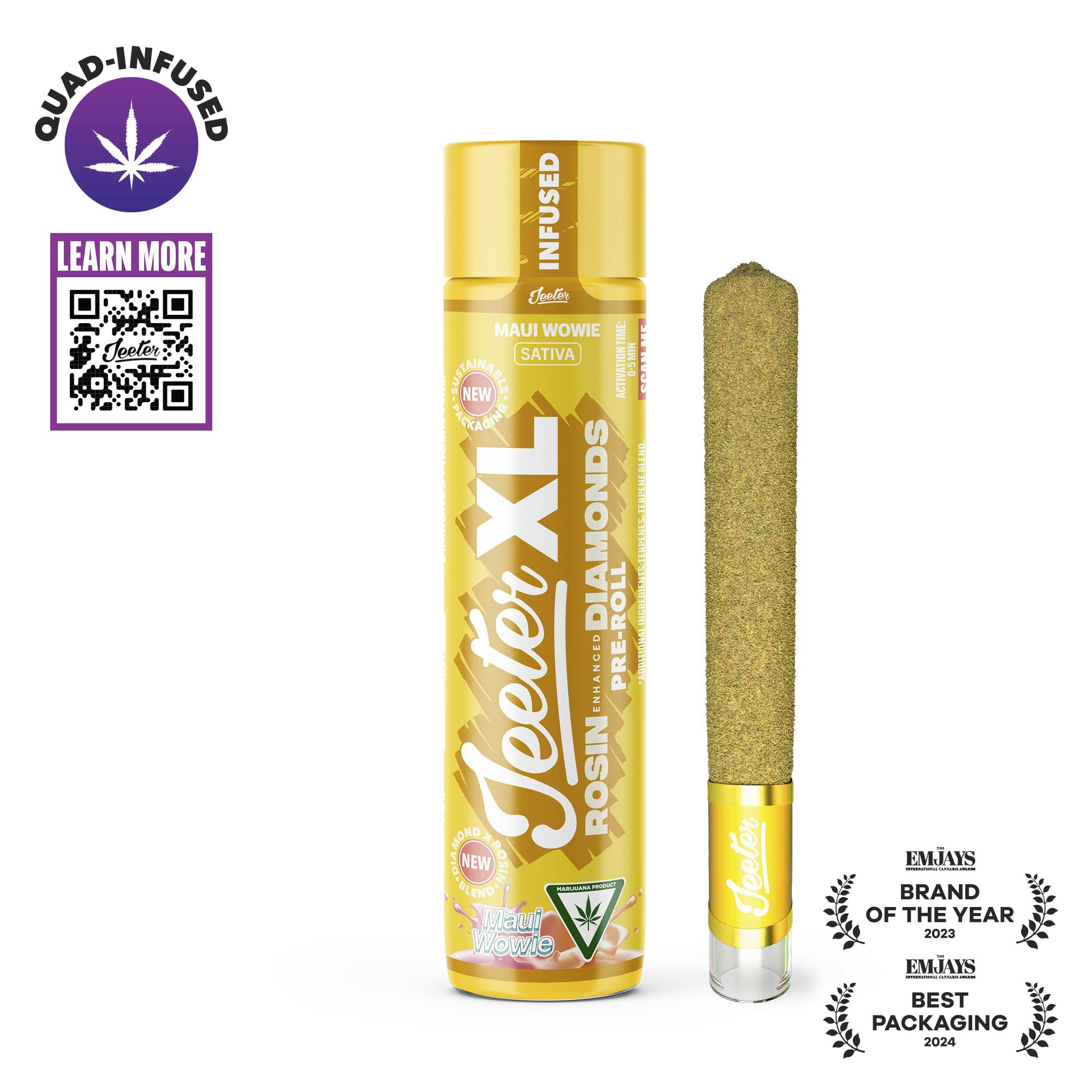 Maui Wowie Quad Infused Pre-Roll cannabis product