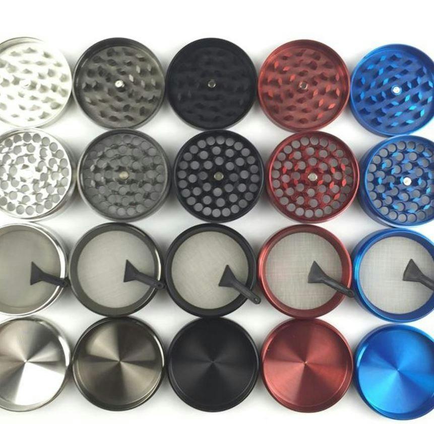 50mm Zinc Grinder at PurLife Dispensary - T or C