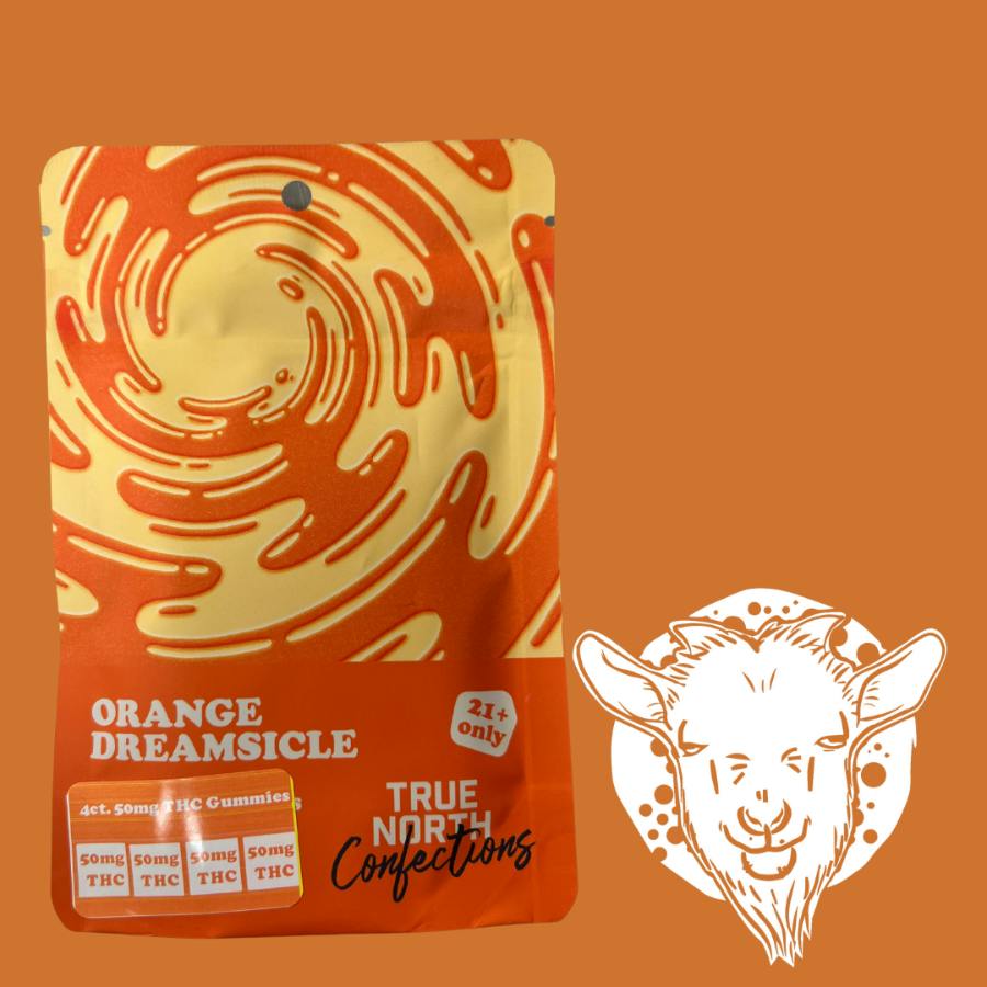 True North Gummies - Orange Dreamsicle 4x50mg