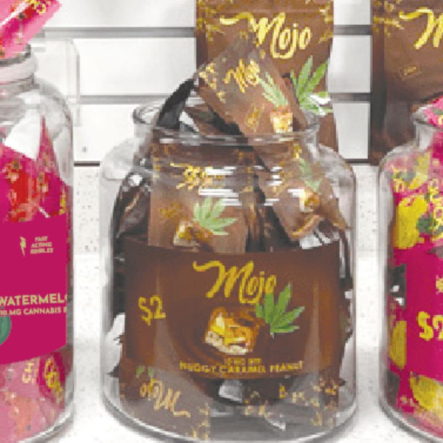 Nuggy Caramel Peanut Bite SIngle - Mojo at Stoned Goat Cannabis Co.