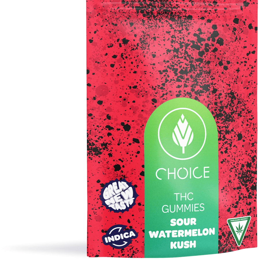 Choice Chews - Sour Watermelon Kush - Indica - 200mg