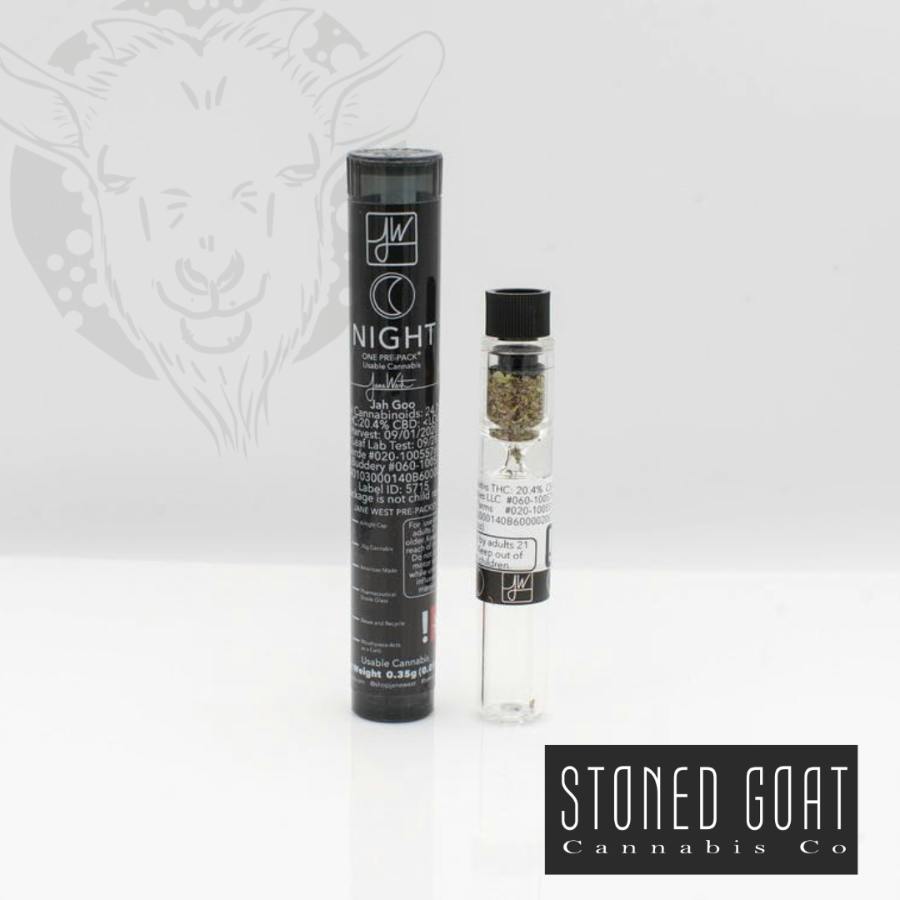 Jane West - Night time .35g Chillum at Stoned Goat Cannabis Co.