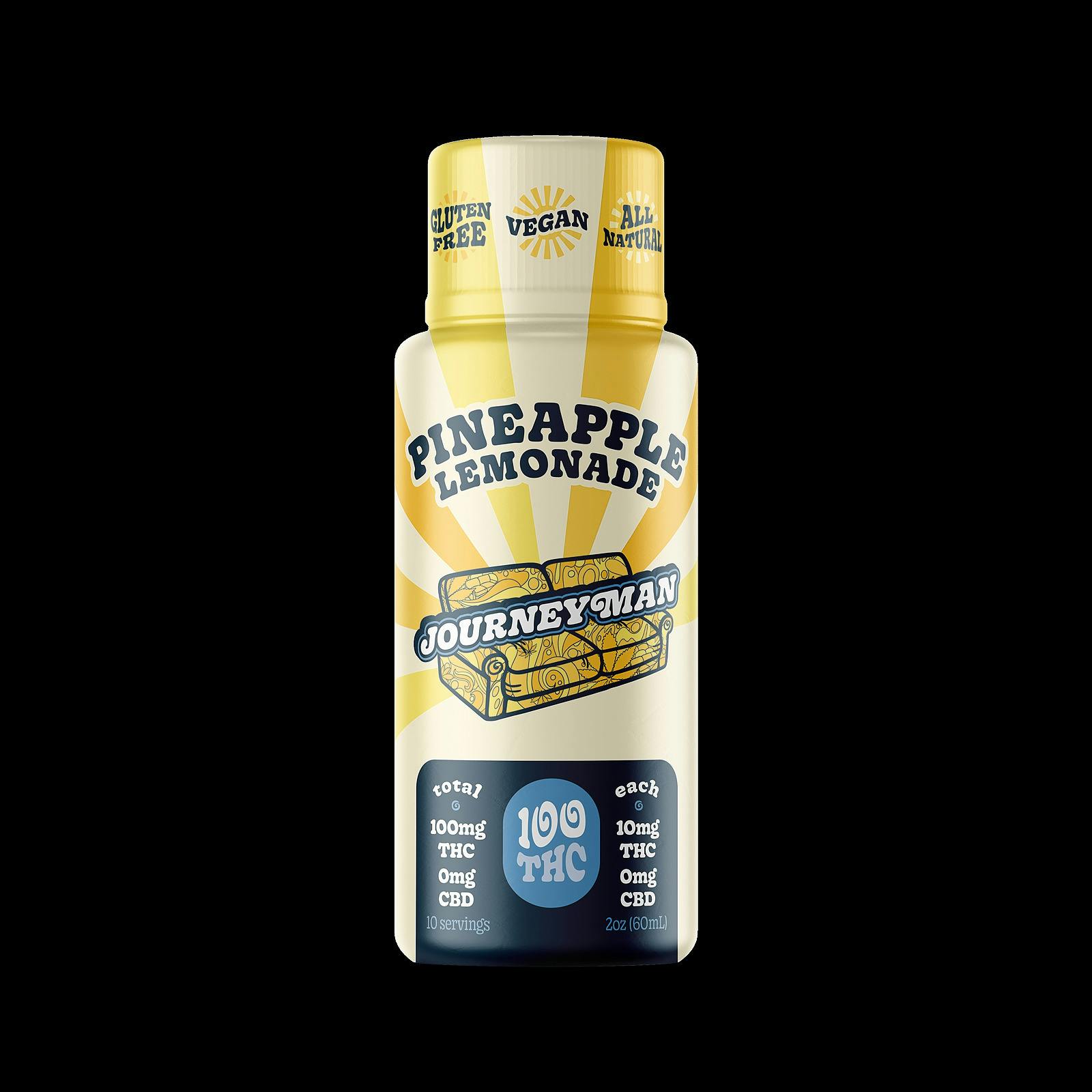 Journeyman | 100MG Beverage 1:1 THC:CBG | Pineapple Lemonade