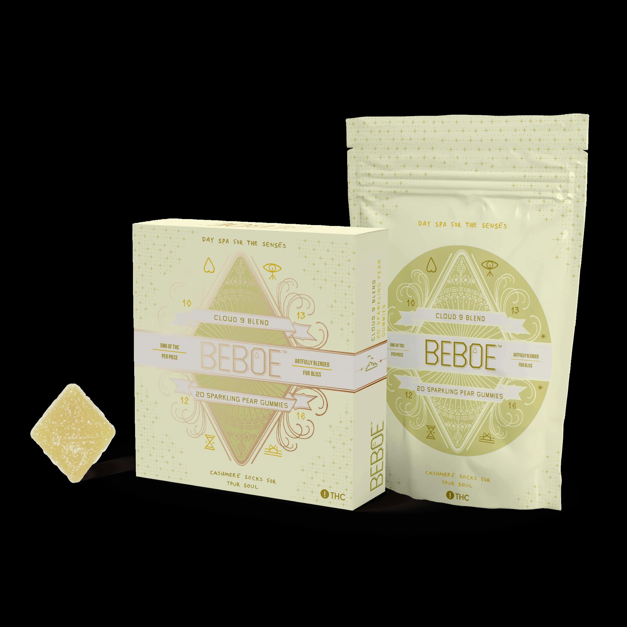 Beboe | Gummies | 100 MG | Sparkling Pear | 1:1 THC:CBG