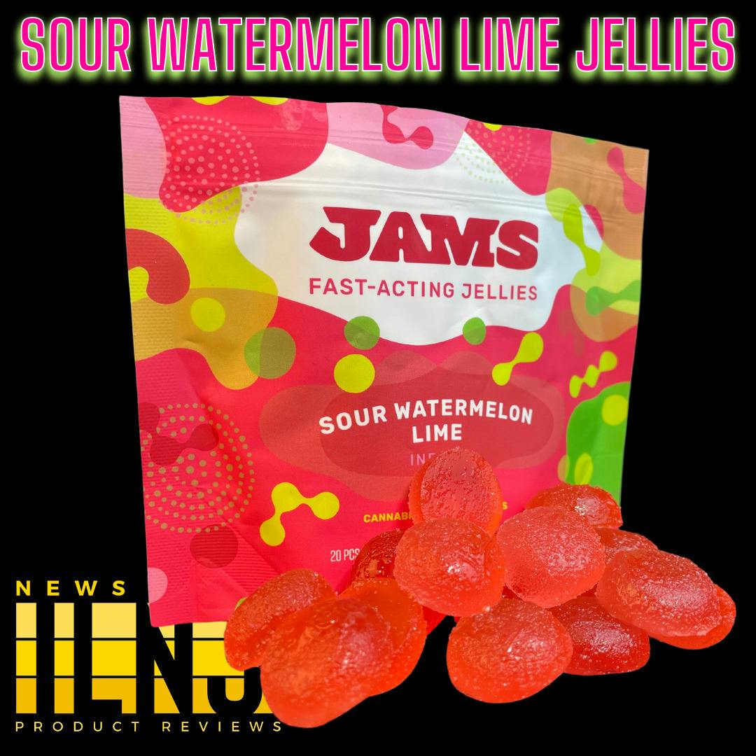 Jams | Gummies 50MG 10-Pack | Watermelon Lime