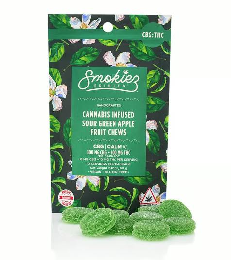 Smokiez 10pk - - Sour Green Apple 1:1