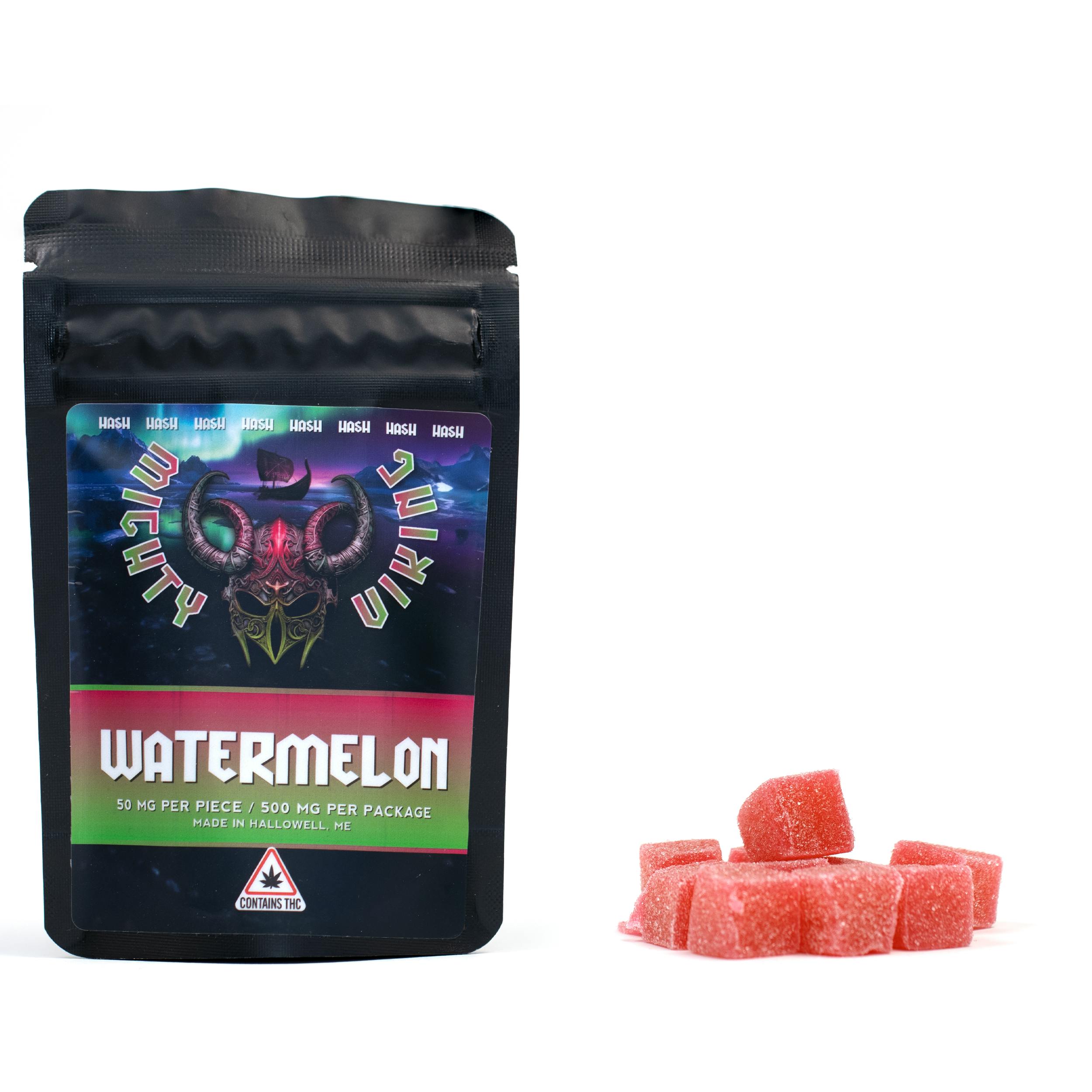 Mighty Viking | Watermelon | Hash Rosin Gummies | 500mg