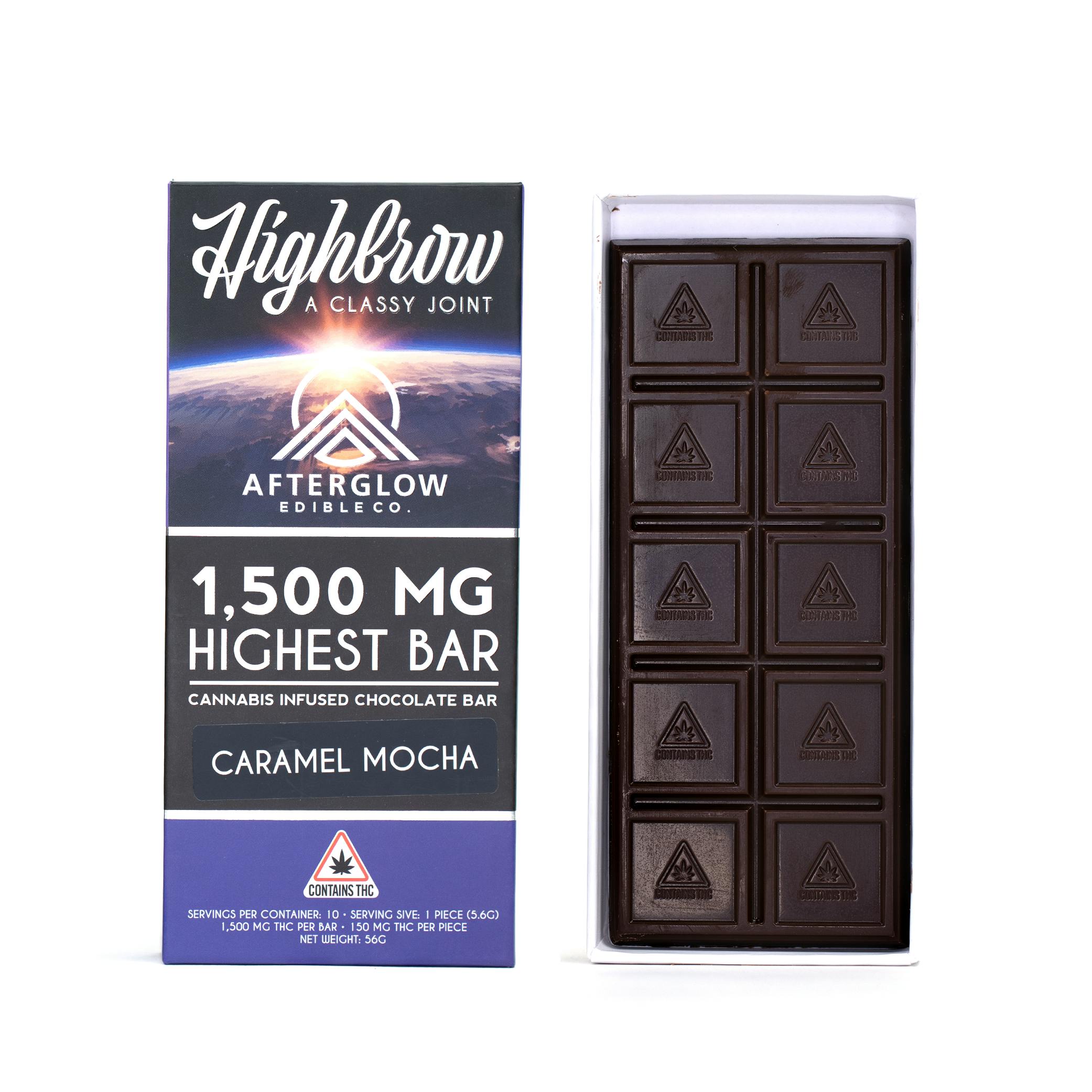 Highbrow/Afterglow | Caramel Mocha | Highest Bar | 1500mg