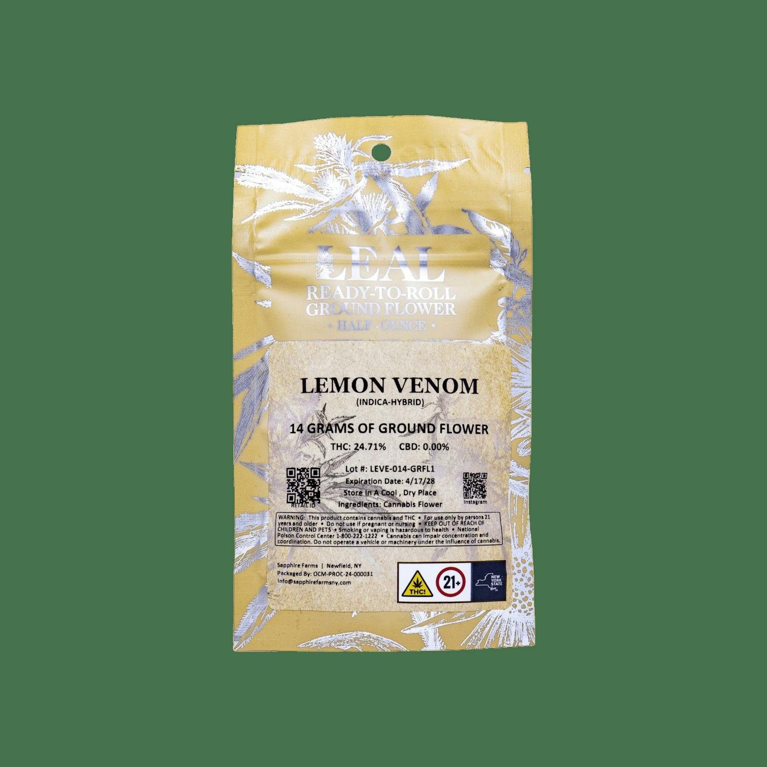 Leal 14g Ground Flower Lemon Venom (IH)