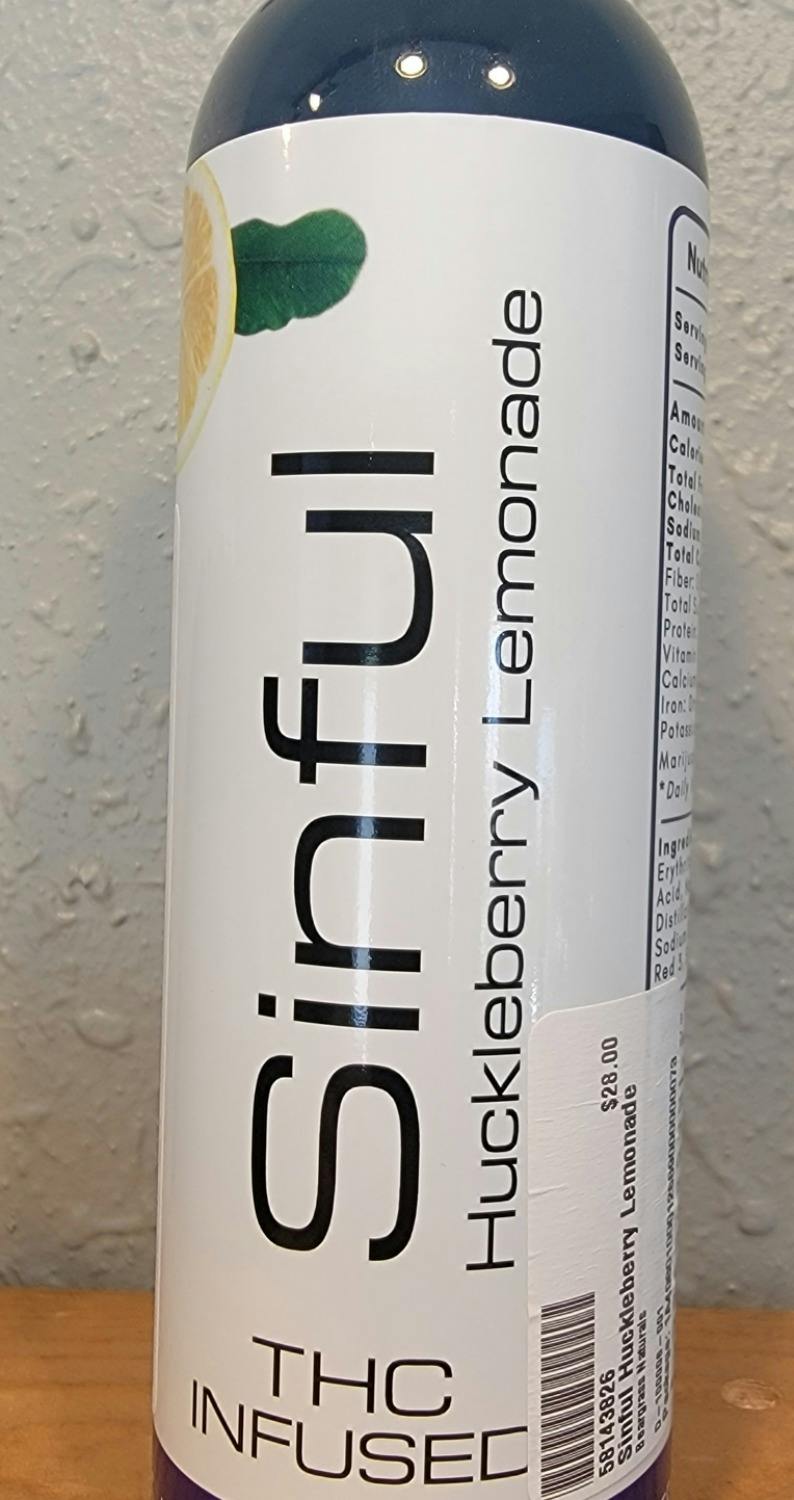 Sinful Huckleberry Lemonade