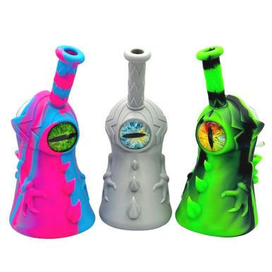 7" Arsenal Cyclops Guardian Silicone Bong - Assorted