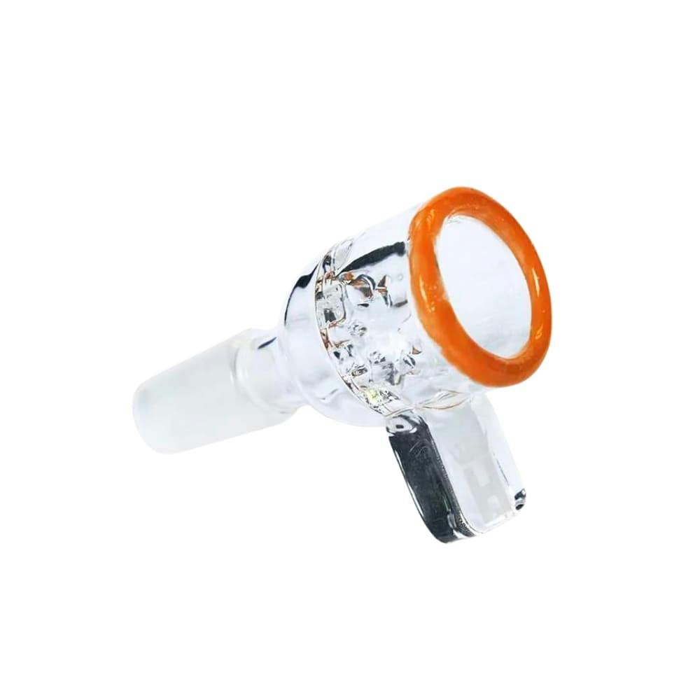 Hoss Glass 19mm Screen Bowl with Color Accents (Assorted)