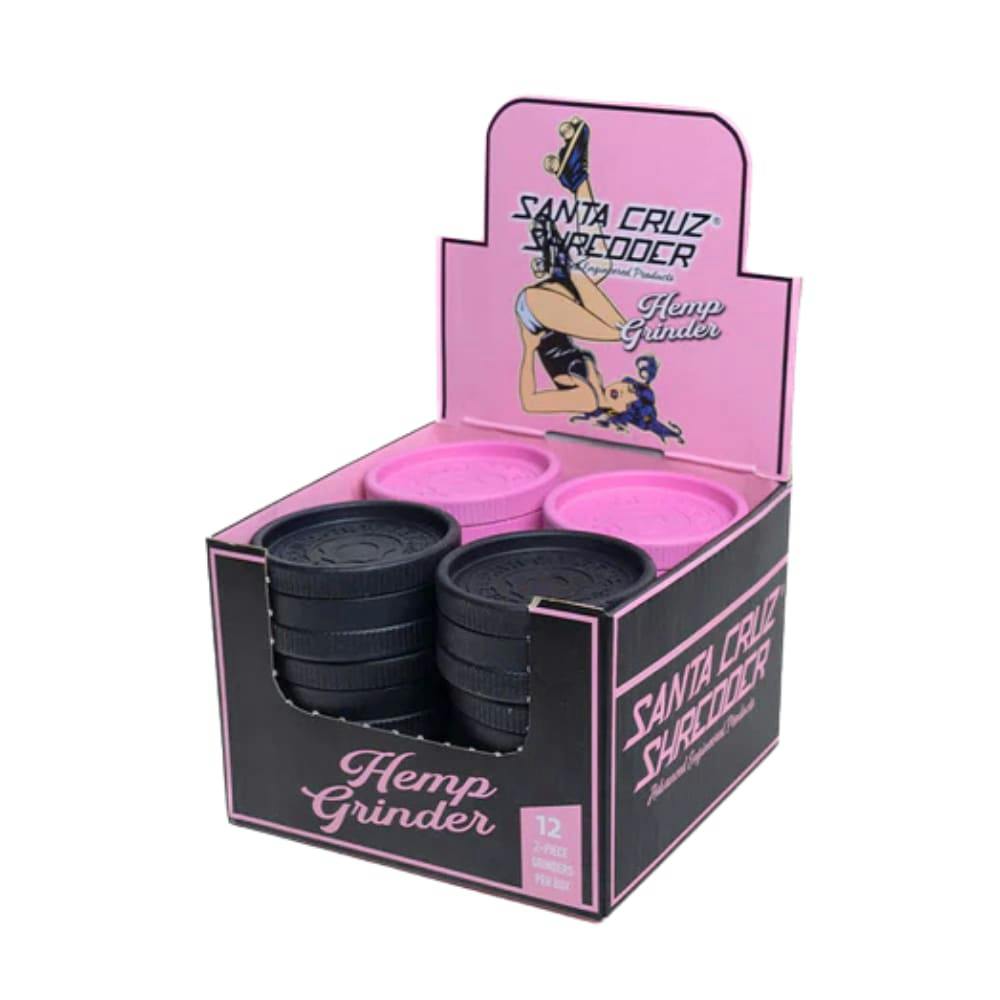 Santa Cruz Shredder 2pc Medium Hemp Grinders (Assorted)