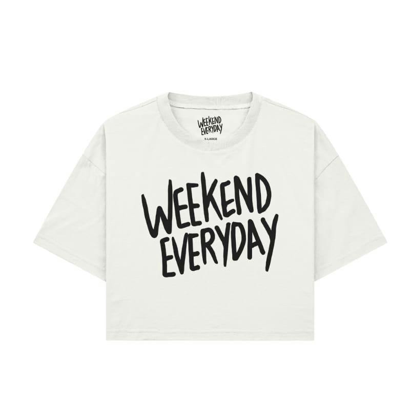 Weekend Everyday Crop Tee (M)