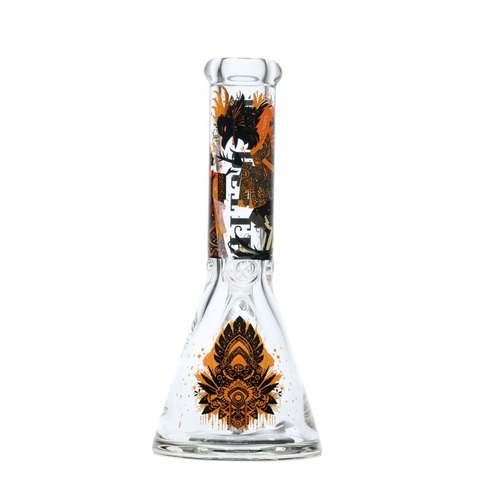 12" 9mm Castle Glass Prophecy Beaker Bong