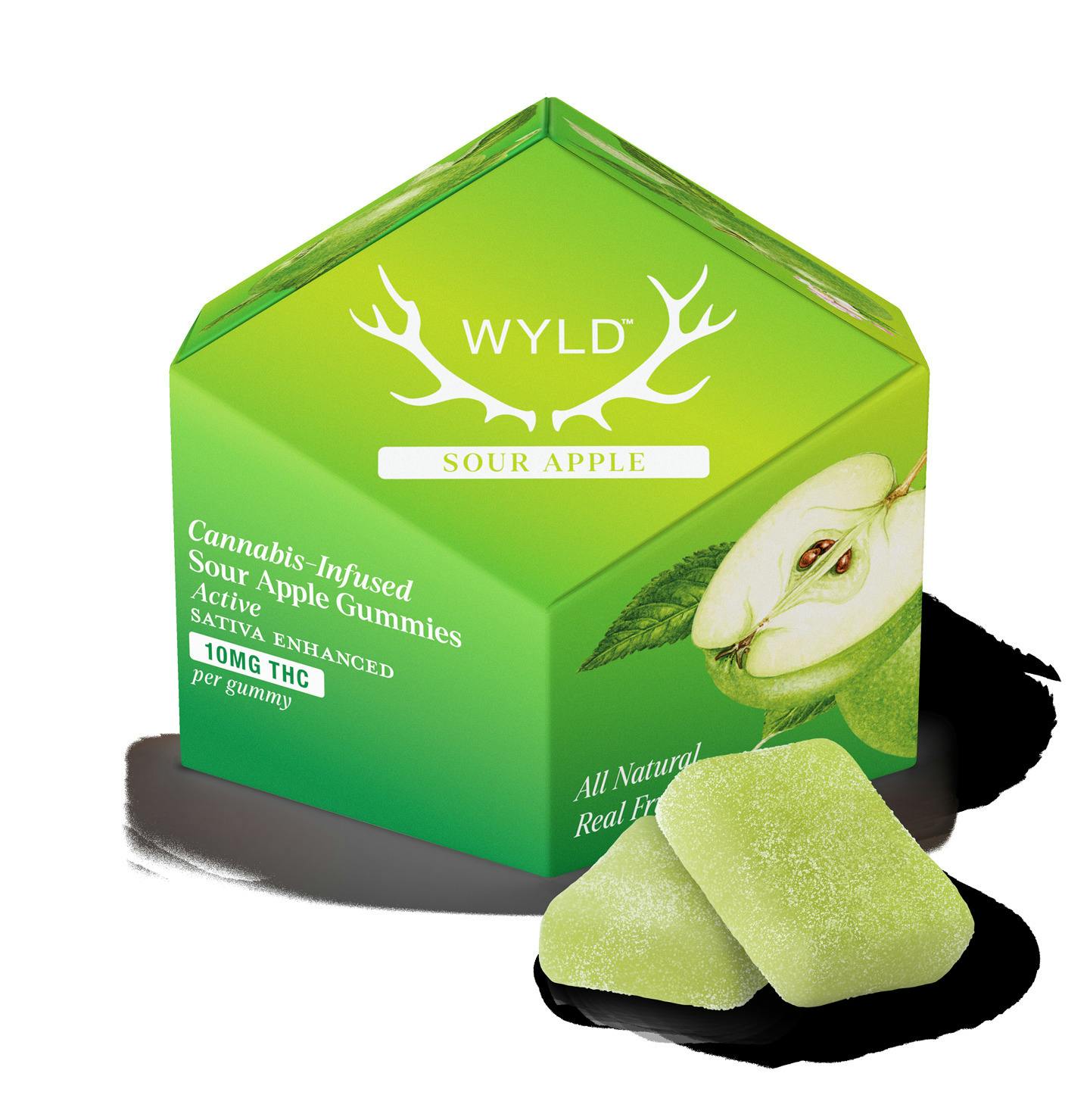 Sour Apple | 100mg | Gummies cannabis product