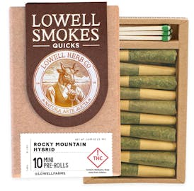 Lowell - Rocky Mountain (H) - Quicks Pre rolls - 3.5g