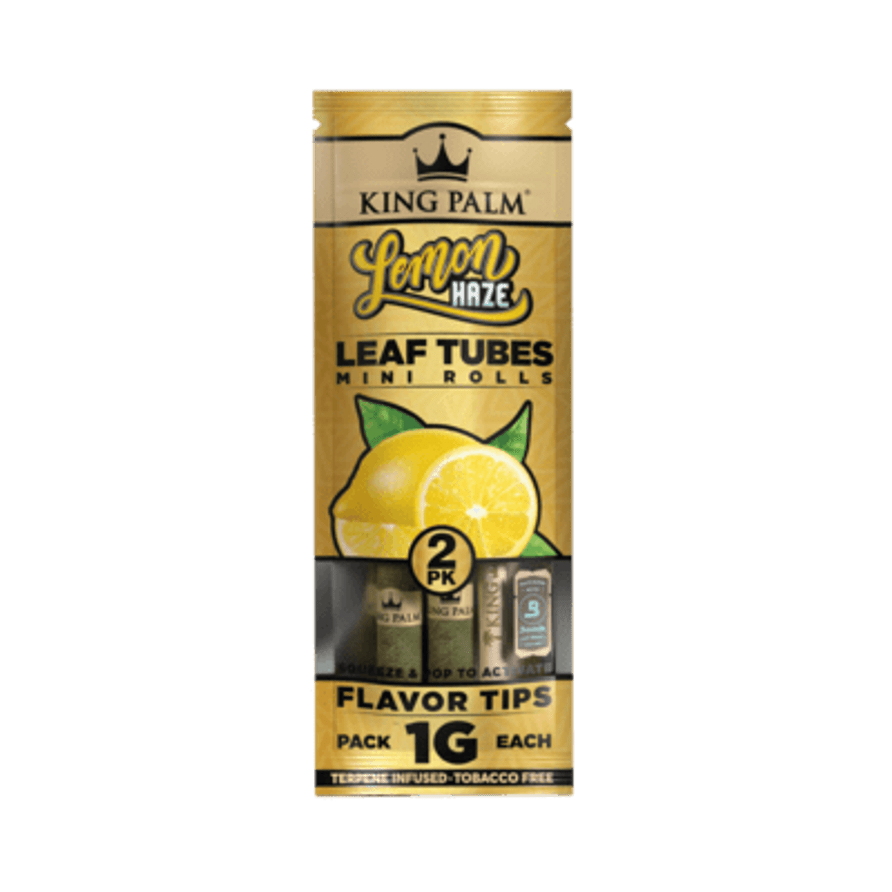 LB - King Palm 2 Pack MINIS Lemon Haze - Cone