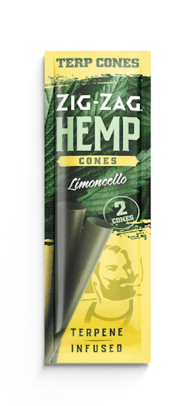 Zig Zag - Terp Infused Limoncello Hemp Cones - 2 Count