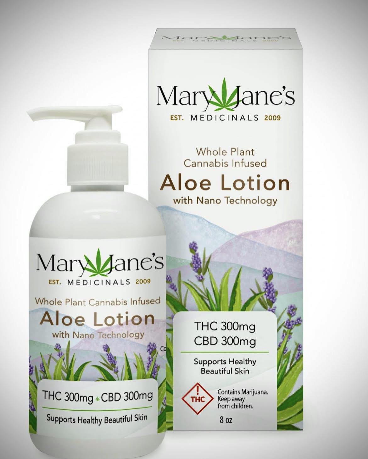 MJ - Nano Salve - 8 oz 300mg THC/300mg CBD