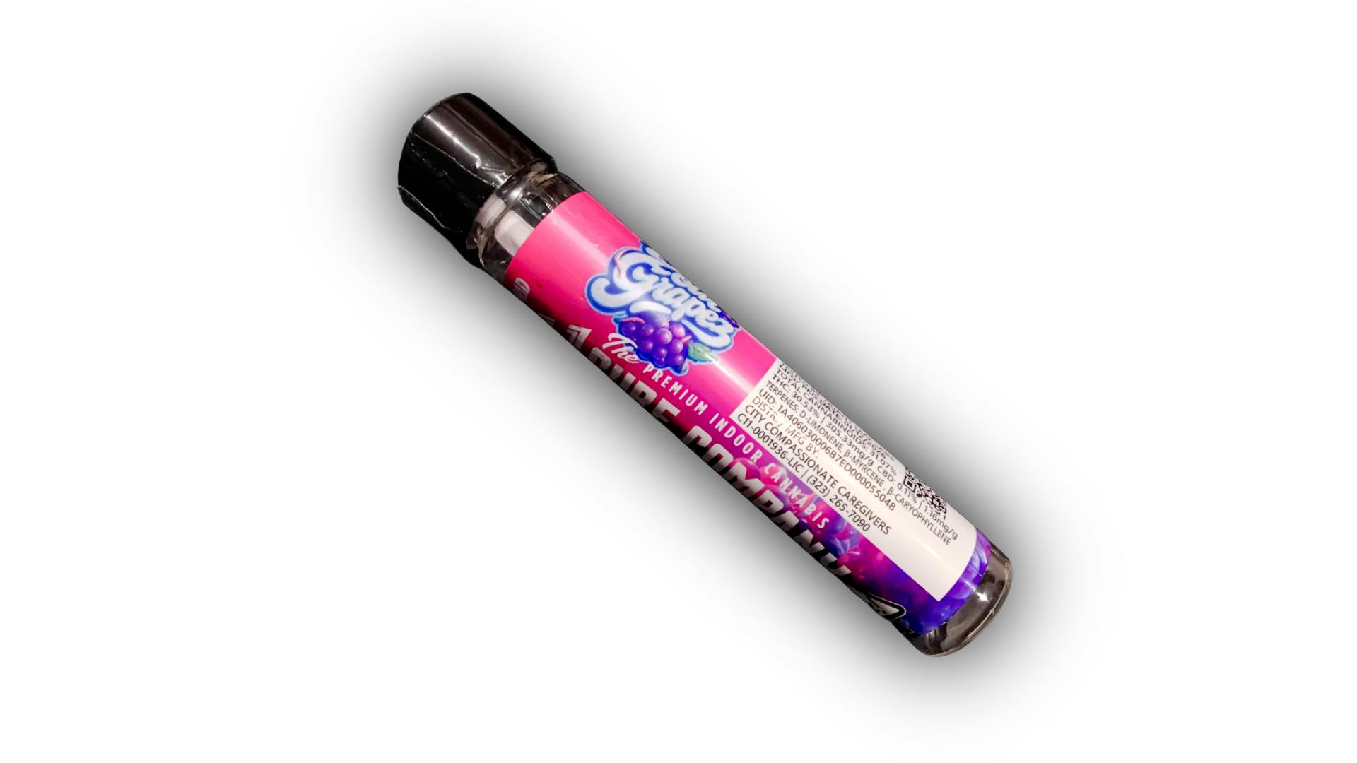 The Cure Company - Zour Grapez 1g Pre-roll