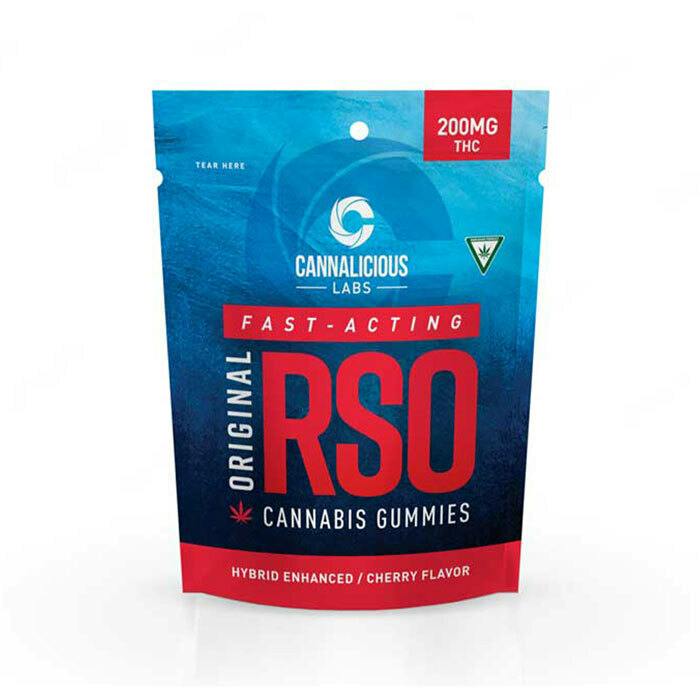 Cherry RSO Gummies, Hybrid,