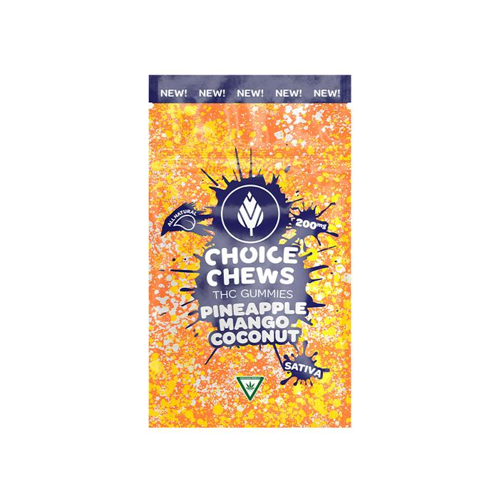 Pineapple Mango Coconut Gummies, Sativa,