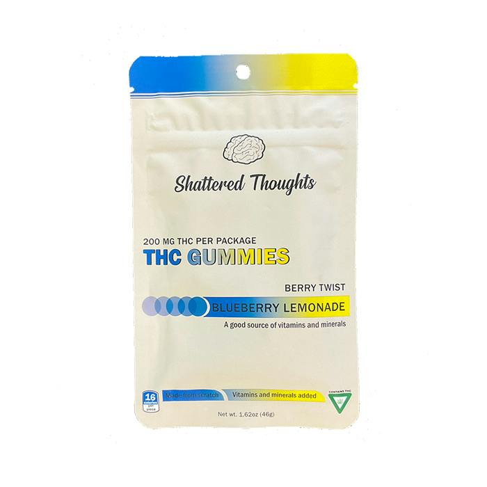 Blueberry Lemonade Gummies, at Weedys