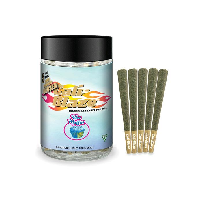 Blue Muffin Infused Mini Blunts, 5g, Hybrid