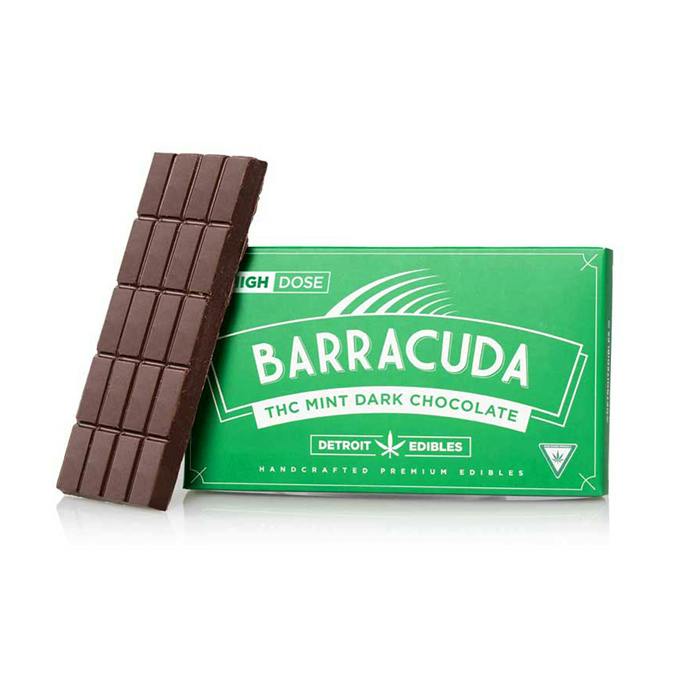 Detroit Edibles, Dark Mint Chocolate, Barracuda Bar,