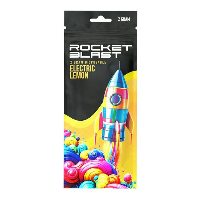 Electric Lemon Rocket Blast Disposable Vape, Indica,