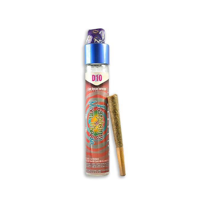 Raspberry Moon Cheese Rosin Infused D-10 Preroll,